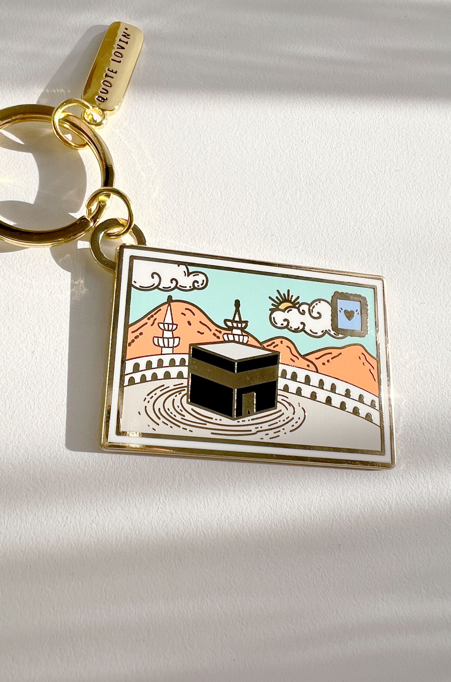 Postcard keyring | Quote Lovin' | Eid gifts