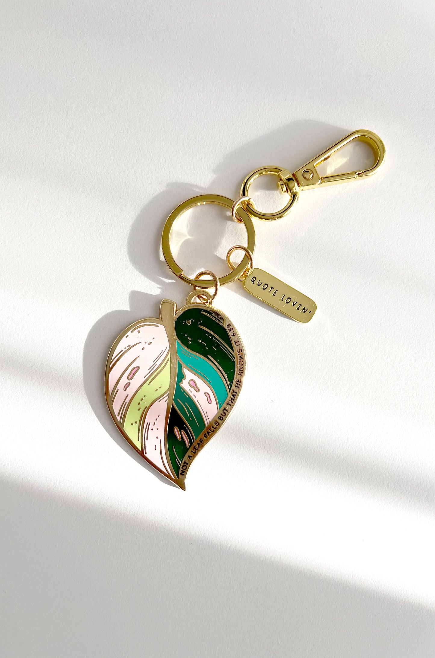 Leaf keyring | Quote Lovin' | Eid gifts