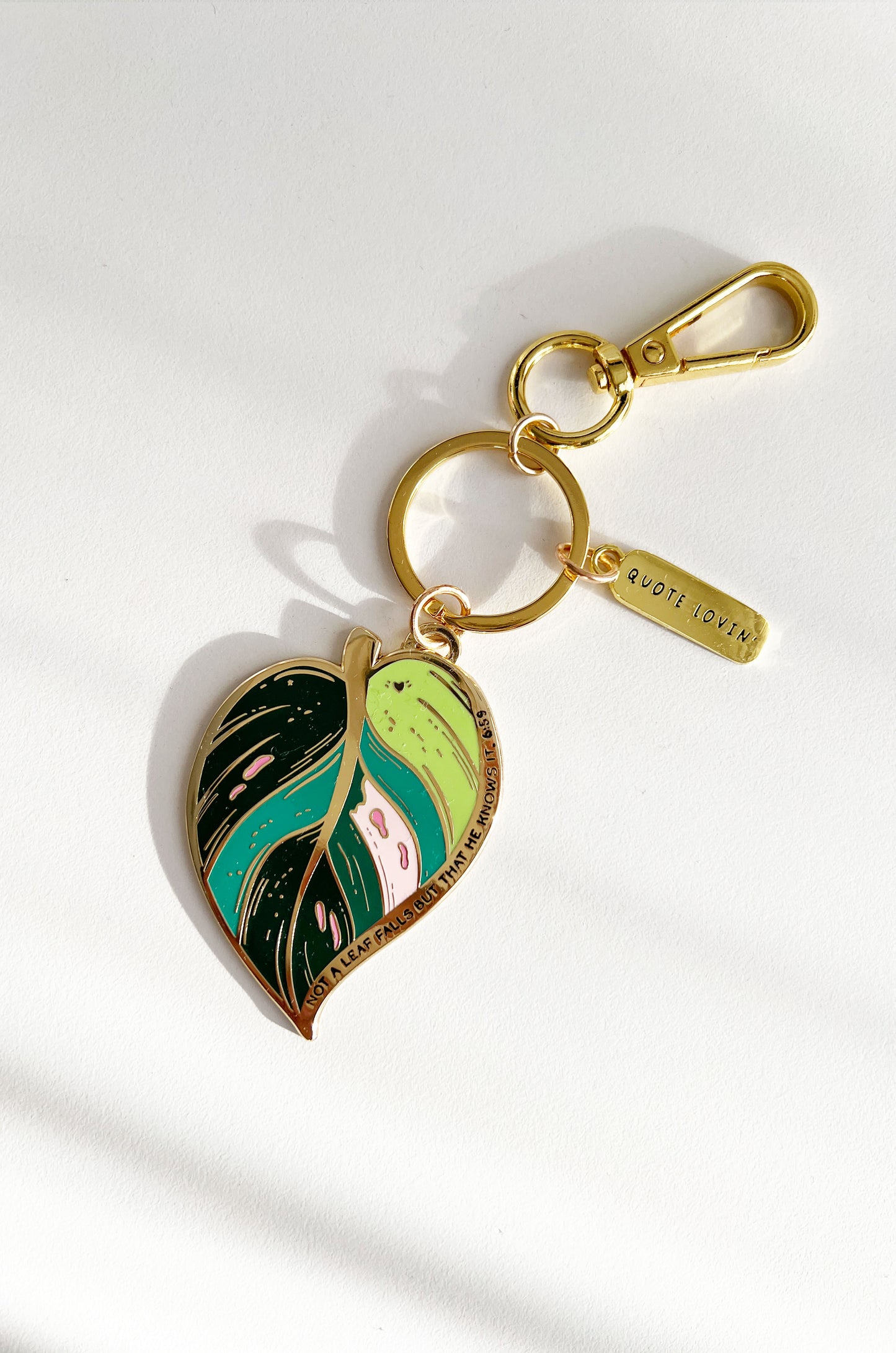 Leaf keyring | Quote Lovin' | Eid gifts