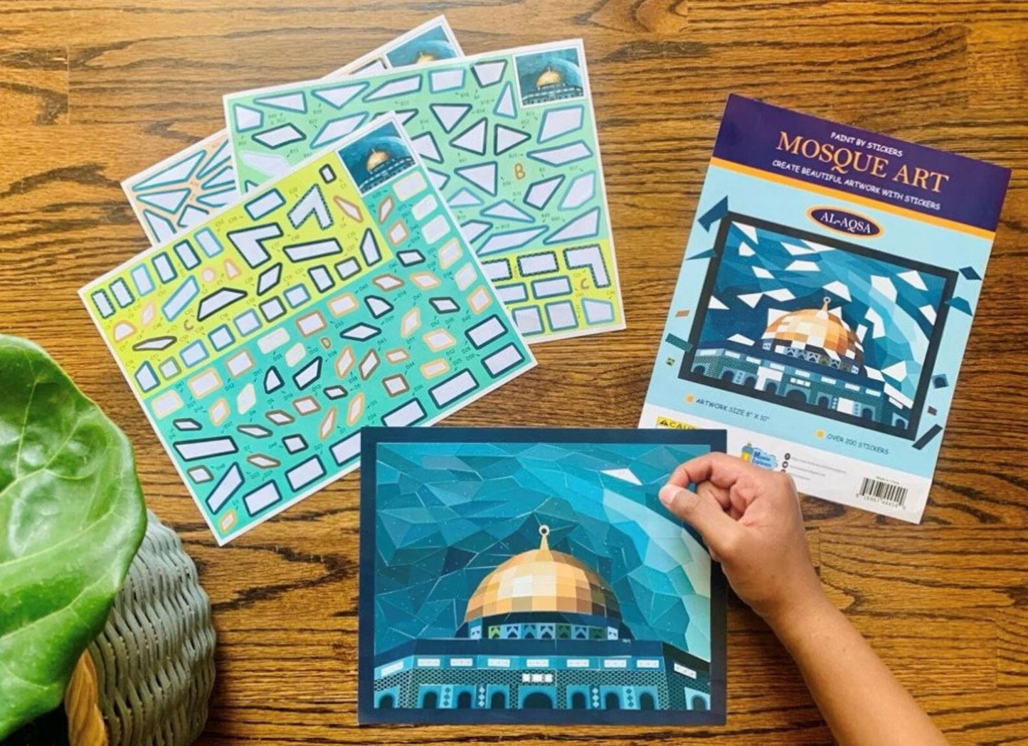 Al Aqsa Paint by Stickers | Momin Explorers