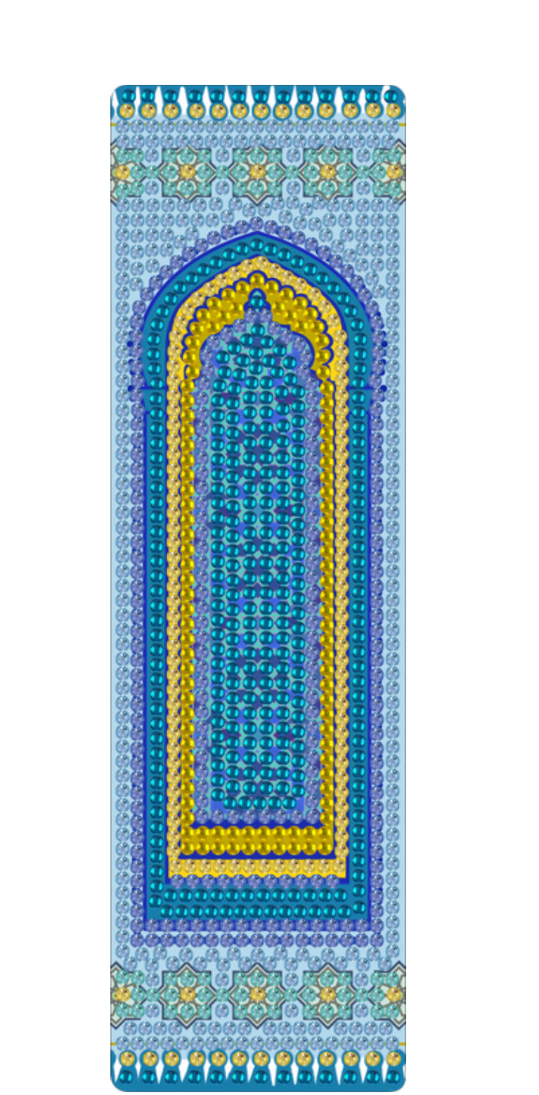 Prayer Rug Acrylic Bookmark - Diamond Paint by Number Kit
