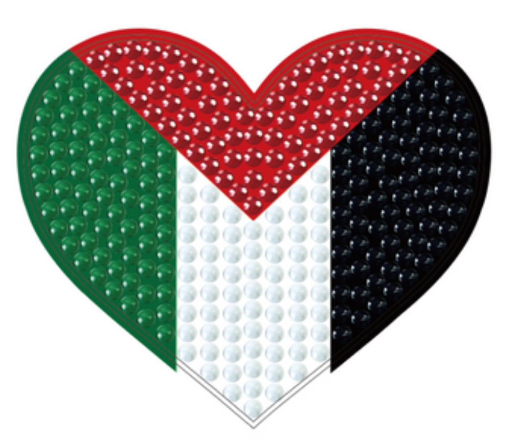 Palestine Flag Magnet - Diamond Paint by Number Kit