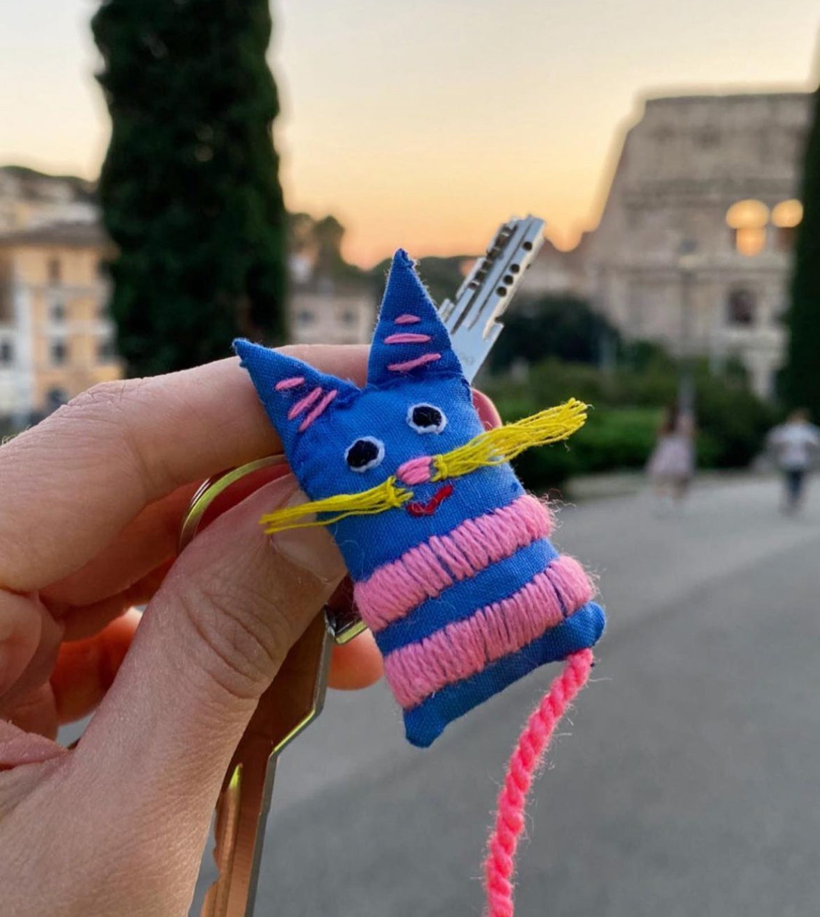 Tinku Cat Key Ring  chain Keychain  | Tinku & Co.