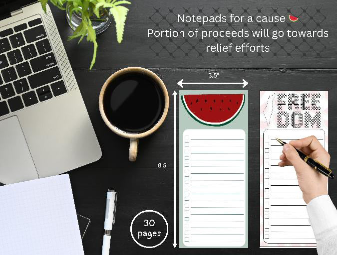 Magnetic Notepads for a cause   | Rafna Creates