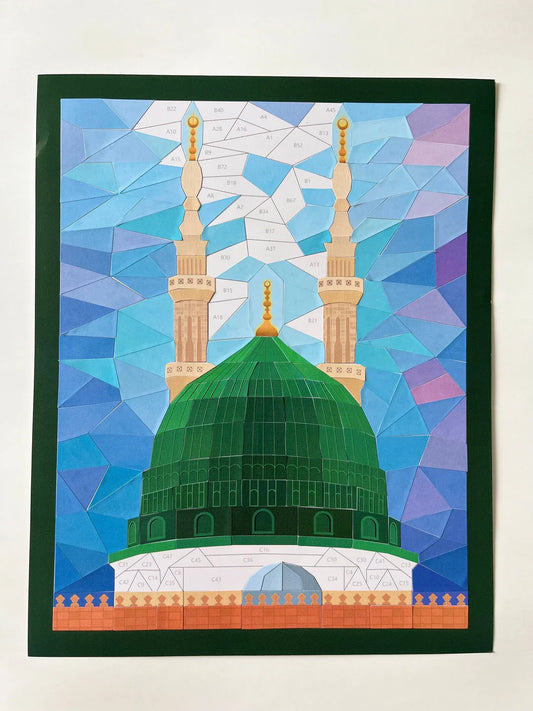 Masjid Al-Nabwi Paint by Stickers | Momin Explorers