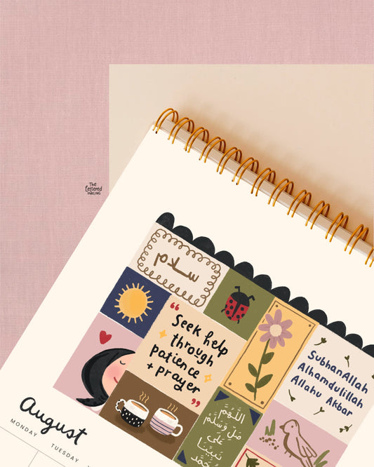 Desk Calendar 2025 | The Lettered Inkling