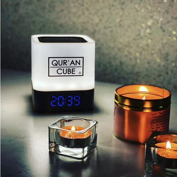 QURAN CUBE LED X - QURAN SPEAKER - ADHAN PRAYER CLOCK - NASHEEDS - PROPHET STORIES